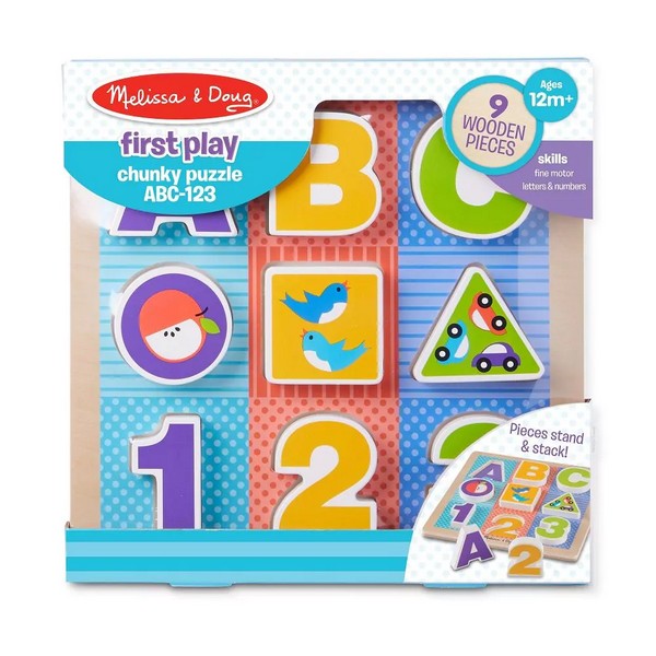 Продукт Melissa and Doug ABC Chunky - Дървен пъзел - 0 - BG Hlapeta